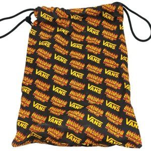 NWOT Vans Off The Wall X Stranger Things Drawstring Fire Canvas Dust Bag